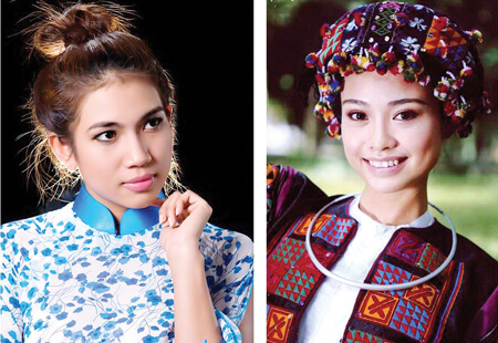2ème concours de beauté Miss Vietnam Ethnique à Hanoi et Ho Chi Minh Ville